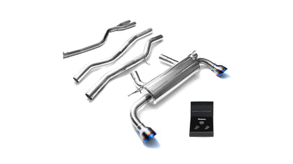 Toyota Supra MK5 3.0T L6 Euro6 (Solenoid Valve)(2019-present) Front-Pipe + Mid-Pipe + Valvetronic Muffler + Wireless Remote Control Kit + Dual Blue Coated Tips